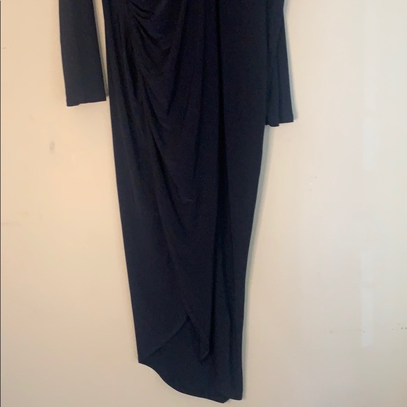 ASOS Club London L Navy Long Sleeve Dress - Picture 3 of 9